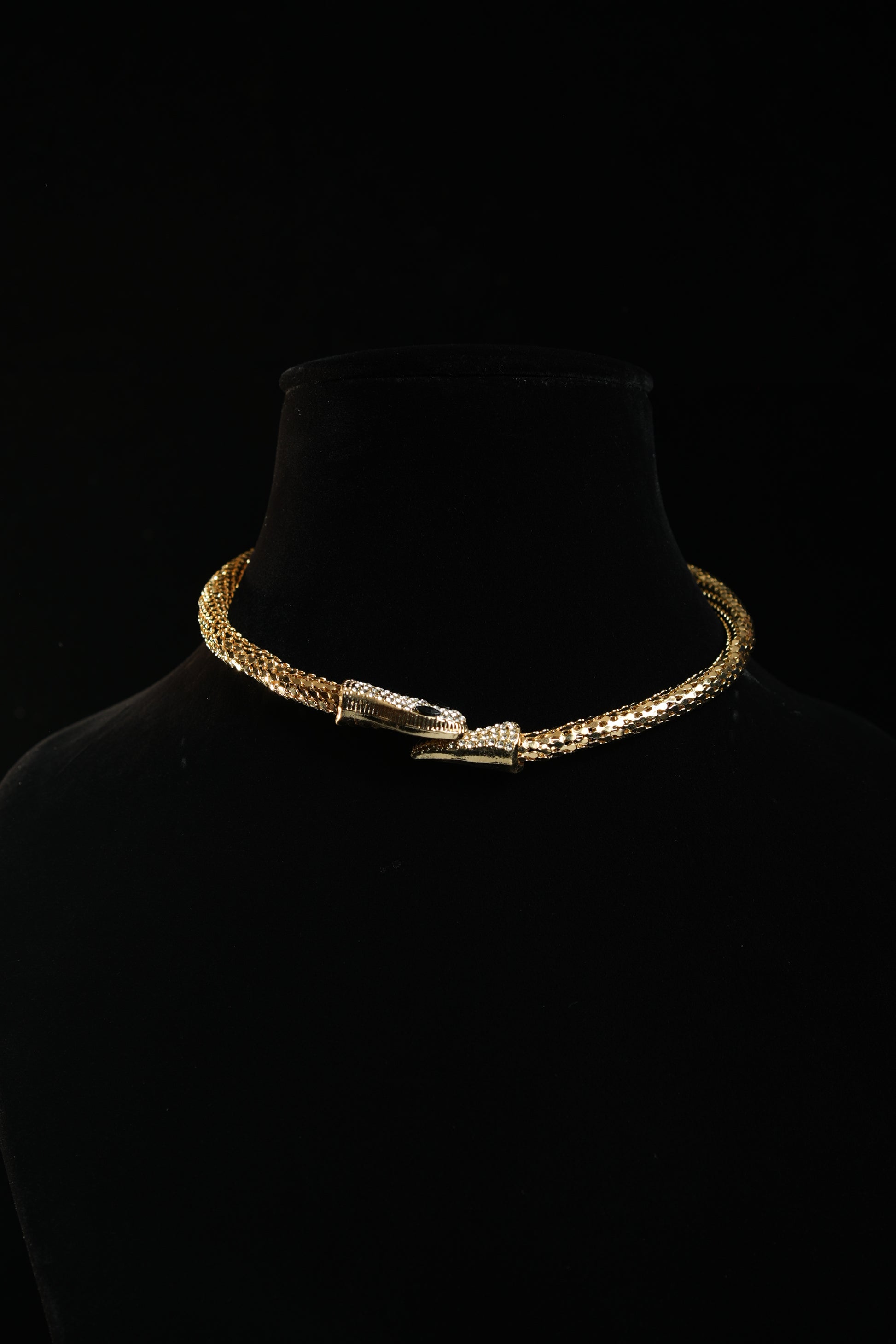 Anti Tarnish Gold Plated Snake Necklace