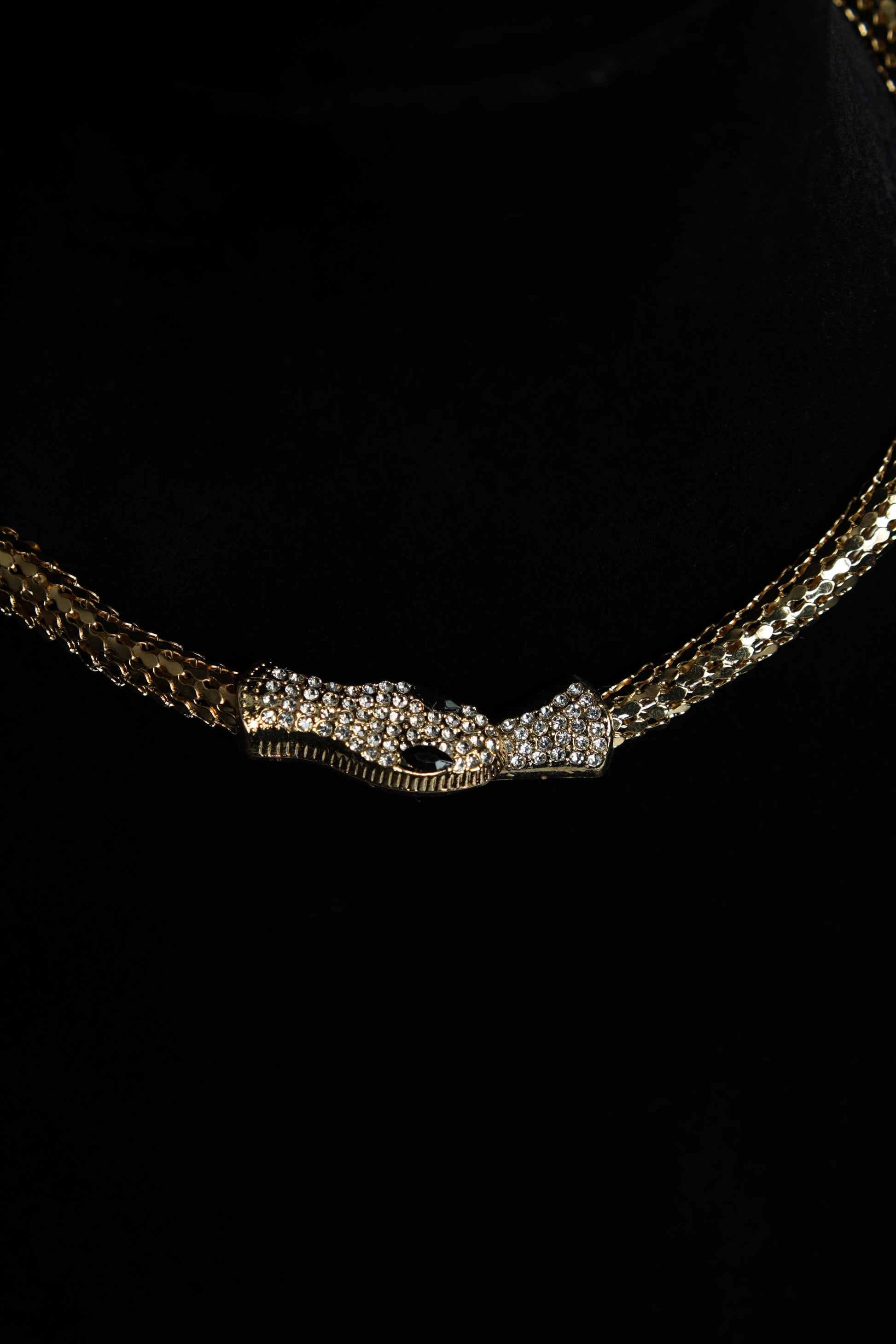 Anti Tarnish Gold Plated Snake Necklace
