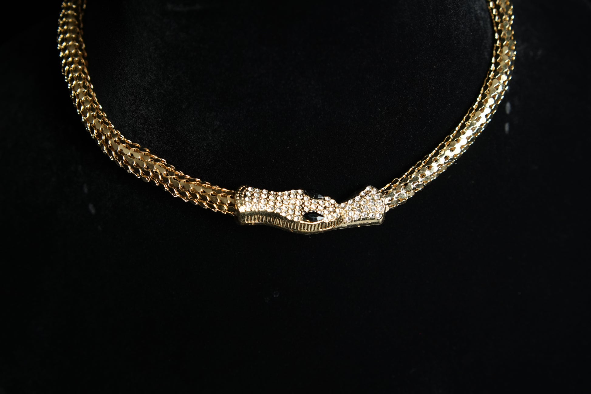 Anti Tarnish Gold Plated Snake Necklace