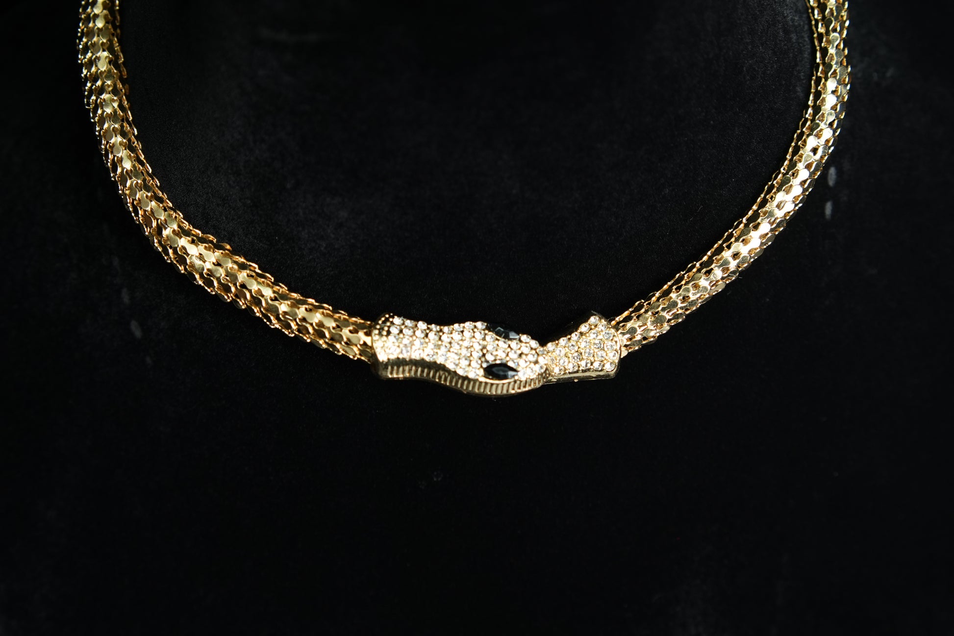 Anti Tarnish Gold Plated Snake Necklace