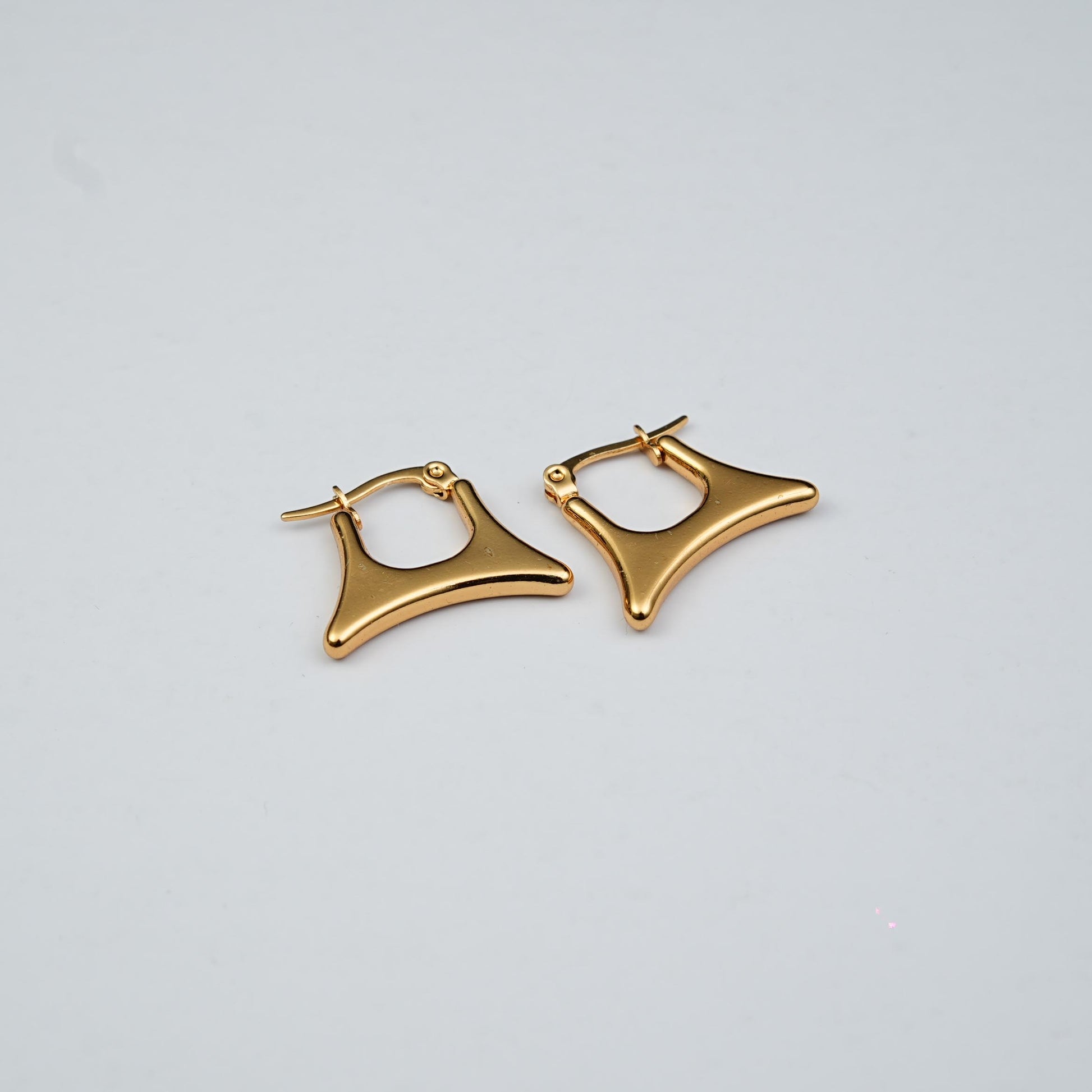 Anti Tarnish Purse Golden Hoop Earring